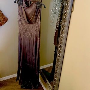 Komarov Black Ombré dress. Conforms to fit.